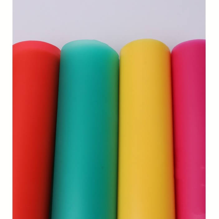 White Sheer EVA PU Leather Fabric Wholesale Supplier 3
